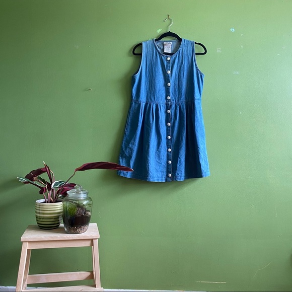 Denim babydoll dress - Picture 1 of 5